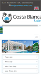 Mobile Screenshot of costablancasales.com